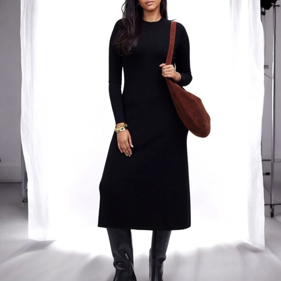 Madewell Merino Wool Sweater Maxi Dress Size S - Picture 1 of 14